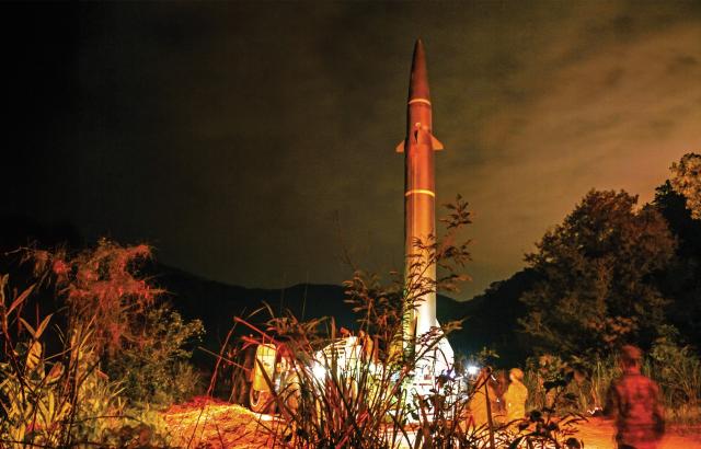 The rocket force of the Eastern Theater Command of the Chinese People’s Liberation Army conducting operations during the April 2023 military exercises around Taiwan. China’s growing nuclear arsenal increases the likelihood of a nuclear dimension to any future Taiwan scenario.
