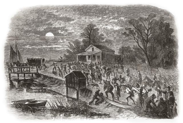 With Fort Monroe standing as a beacon of Union-held territory in Hampton, Virginia, hundreds flee across the line from slavery to freedom during the first summer of the Civil War. The influx will put a strain on U.S. Army and Navy resources—but also serve as a source of much-needed enlistments as the conflict drags on.
