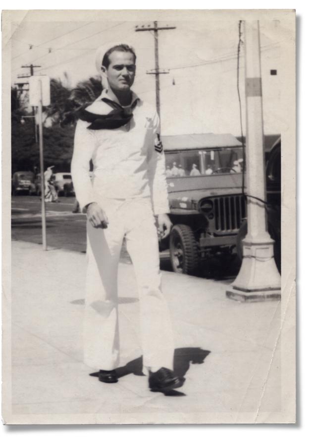 The author received a hero’s welcome when he arrived back in Pearl Harbor