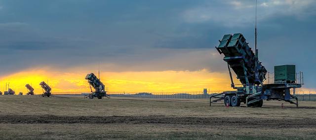 U.S. Patriot missile batteries in Poland in April 2022. Marines on islands and atolls cannot expect to rely on the Army’s  Patriot missile-defense system, which has limited numbers but high demand.
