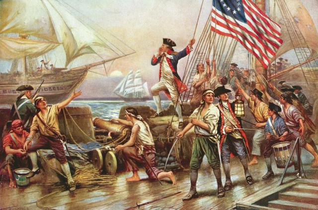 23 September 1779: With the battle joined and the Americans having suffered initial setbacks, Captain John Paul Jones of the Bonhomme Richard, when asked if he was striking his colors, famously and defiantly responds, “I have not yet begun to fight!” He would proceed to prove those words abundantly accurate.