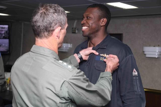 SWO Pinning Ceremony