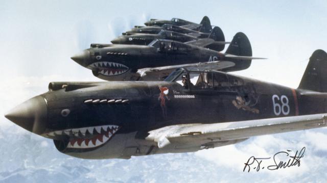 P-40 Warhawks