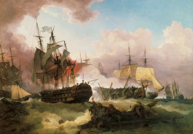 11 October 1797: The Dutch (aka Batavian) fleet, now allied with Napoleonic France, once again poses an existential naval threat to Britain. The epochal Battle of Camperdown ensues.