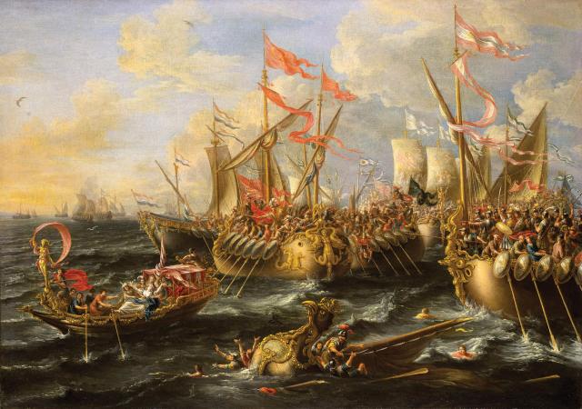 Painting, Battle of Actium