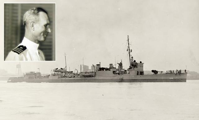 Commander Paul H. Talbot of the USS John D. Ford