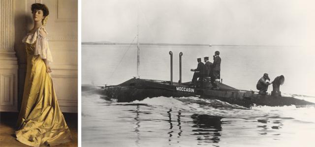 Alice decided to take a break from the swirling social scene of Newport, Rhode Island, to take a dive in the USS Moccasin. Factoring obvious safety risks, the U.S. Navy initially balked—but when the Commander-in-Chief greenlit the visit, that altered the calculus.