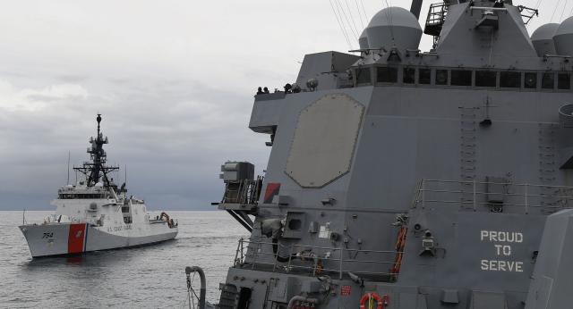 Coast Guard and Navy assets