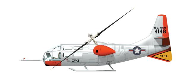The XV-3 demonstrated rotors could be used for both lift and propulsion.