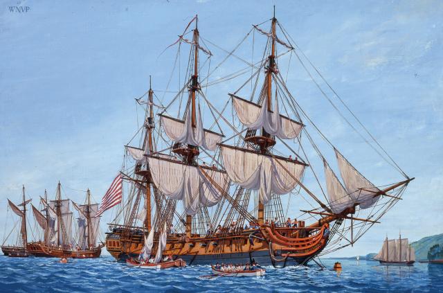 Continental frigate Confederacy 