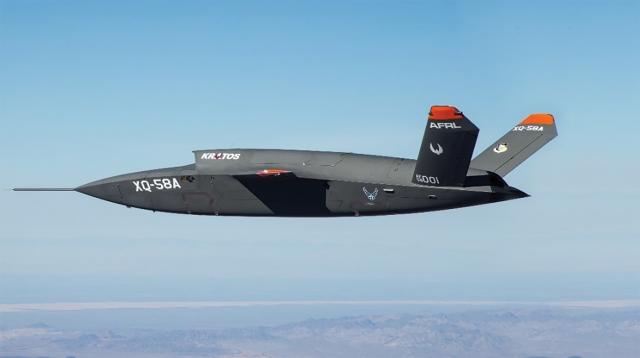 The Air Force is testing the Kratos XQ-58A Valkyrie unmanned combat aerial vehicle. Kratos offers a containerized launch system and parachute recovery system that would allow the Valkyrie to provide significant aerial combat power to a missile merchant.