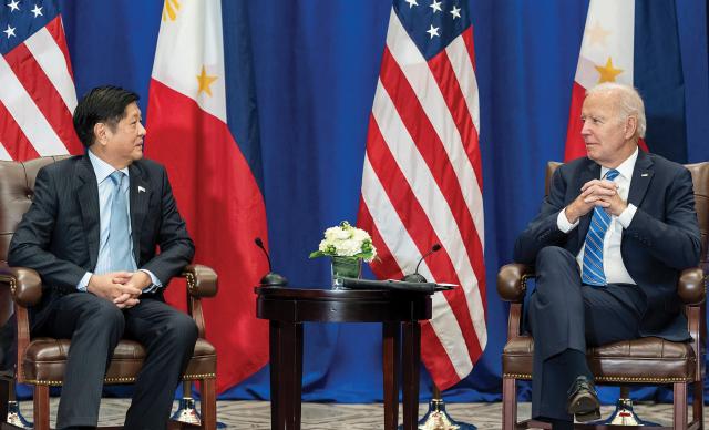 U.S. President Joseph R. Biden during a bilateral meeting with Philippines President Ferdinand Marcos Jr. during the 77th session of the U.N. General Assembly in September 2022. Relations between the two countries have improved since Marcos’ election, and now the United States and the Philippines must prove to the world they can be good partners.