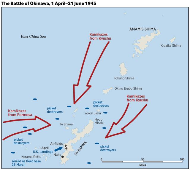 Map - Battle of Okinawa