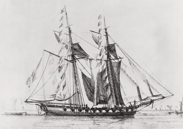 The schooner Enterprise, sister ship to the Experiment, was the second of two Baltimore clippers Navy agent Jeremiah Yellot purchased from shipwright Henry Spencer in 1799.