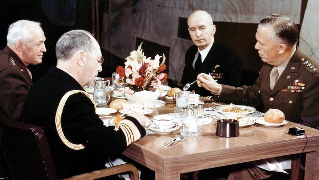 Fleet Admiral Ernest King lived on board his flagship during World War II, but his schedule also was full of unstructured time. Once each week, he had lunch with other members of the Joint Chiefs.