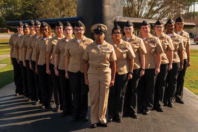 In 2022, the 15 enlisted women assigned to the ballistic-missile submarine USS Wyoming (SSBN-742/Blue)  became the first enlisted female crew to complete a ballistic-missile submarine deterrent patrol. 