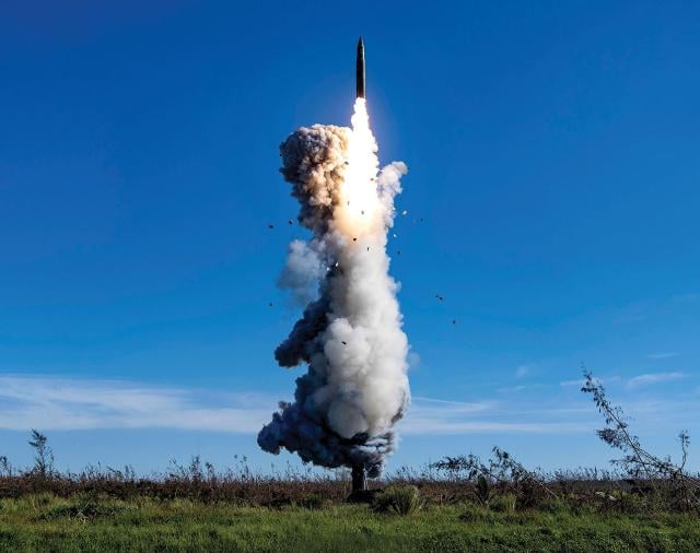 A test launch of a mobile Chinese intercontinental ballistic missile in September. Direct fighting between the  Chinese and U.S. militaries could lead to vertical escalation, including attacks on each others’ home territory.