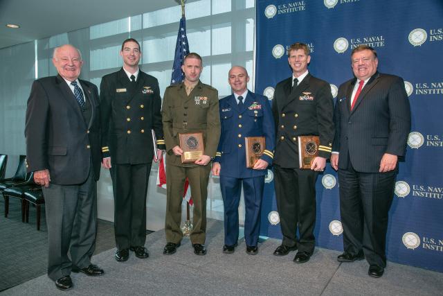 2014 Leadership Essay Contest Winners at Defense Forum Washington 2014
