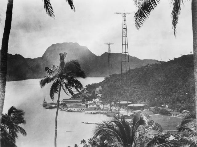 The naval station in American Samoa