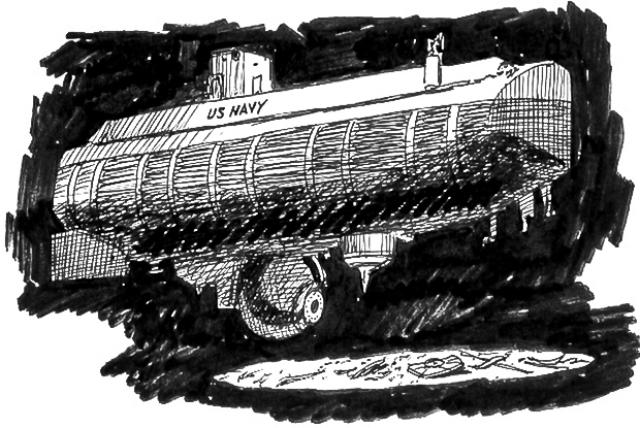 Drawing of the DSV Trieste II