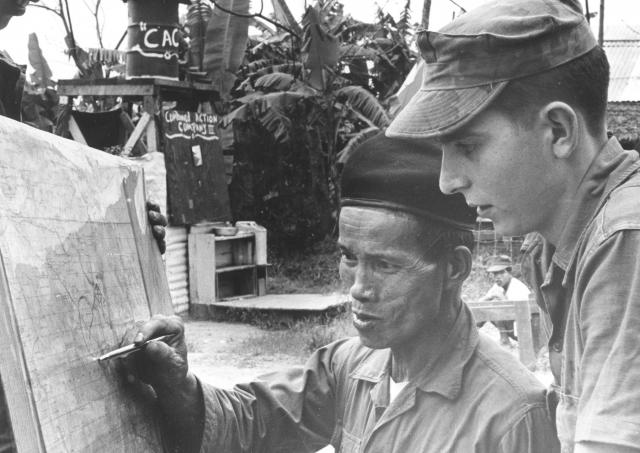 During the Vietnam War, cooperation among U.S. troops—especially special operations forces—South Vietnamese troops, and civilians was often the most effective means of frustrating North Vietnam. The counterinsurgency aspects of such irregular warfare were highlighted in the winning entry of the 2019 General Prize Essay Contest, “The South China Sea Needs a ‘COIN’ Toss,” by Hunter Stires (see Proceedings, May 2019, pp. 16–21).