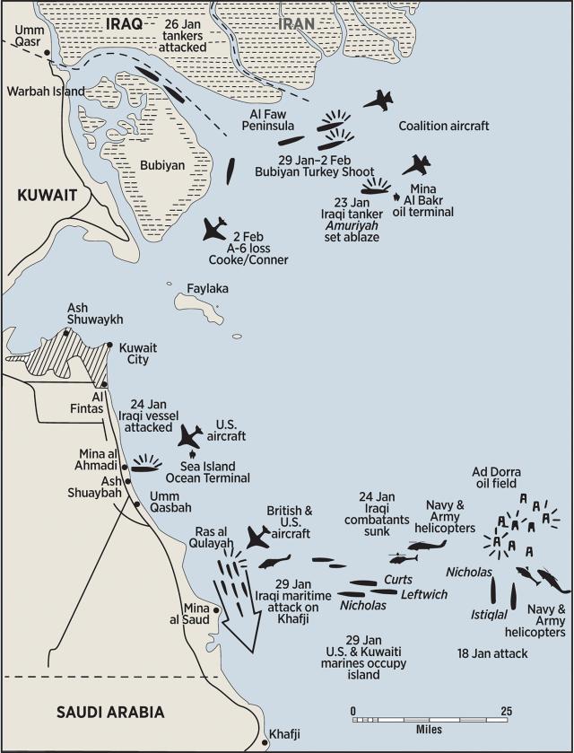 Naval Operations in the Northern Gulf, 17 January–2 February 1991