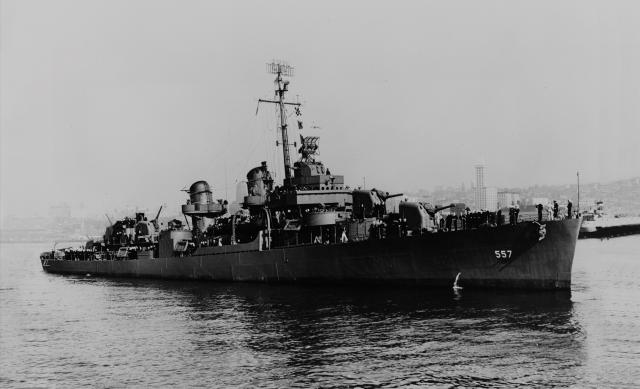 The likely remains of the destroyer Johnston lie at more than 20,000 feet.