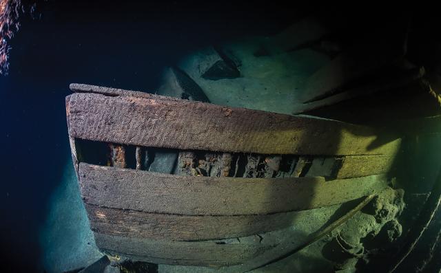 The wreck of the German steamer Karlsruhe is “virtually intact,” the watery repository of “many chests with so far unknown contents.”
