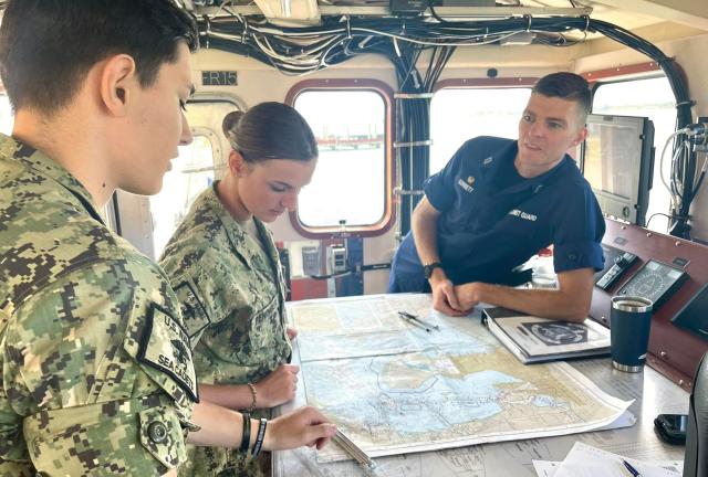 Sea Cadets are introduced to a multitude of topics and skills—from seamanship and navigation to firefighting and damage control—that are especially relevant to maritime service.