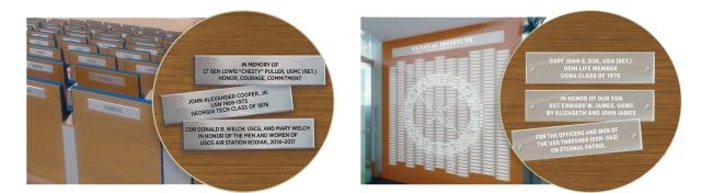 plaques