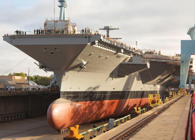 The future John F. Kennedy was commissioned in December 2019.