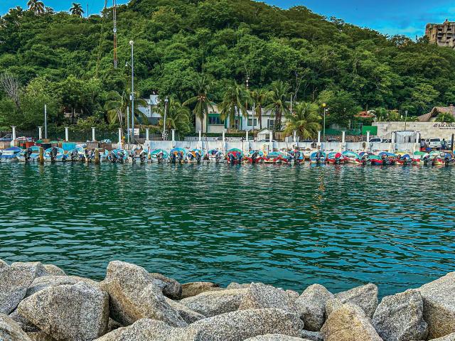 	Huatulco Dock ENS Ray Corniel, USCG Fishing dock in Huatulco, Mexico , August 2023.