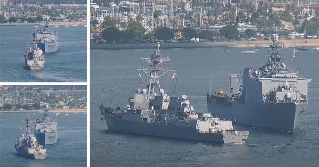 The USS Momsen (DDG-92) and the USS Harpers Ferry (LSD-49) nearly collided in San Diego Bay on 29 November 2022. This incident reinforces the need for deck watchstanders to be proficient at computing vessel meeting points.