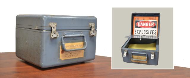 Case for the Mark 42 firing mechanism.
