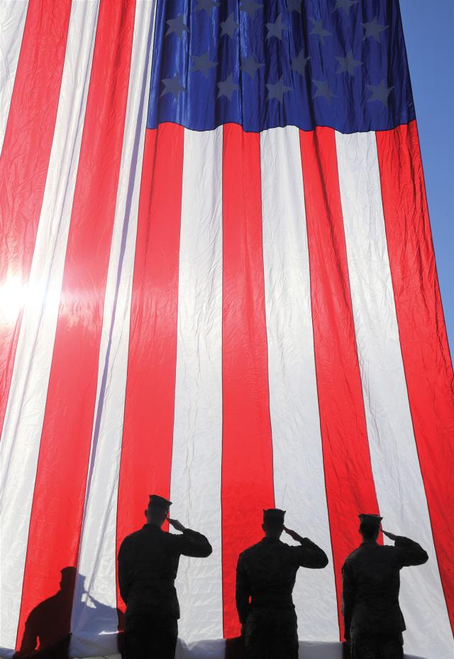 1st Marine Logistics Group change of  command, February 2020.
