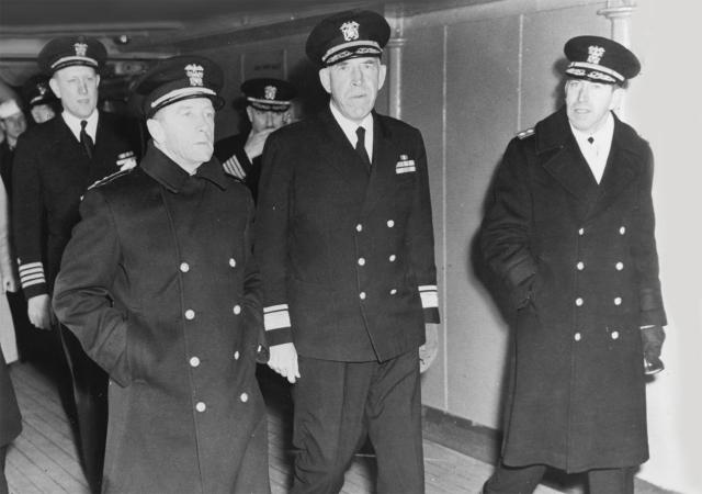 RADMs Wilkes, Kirk, and Hall