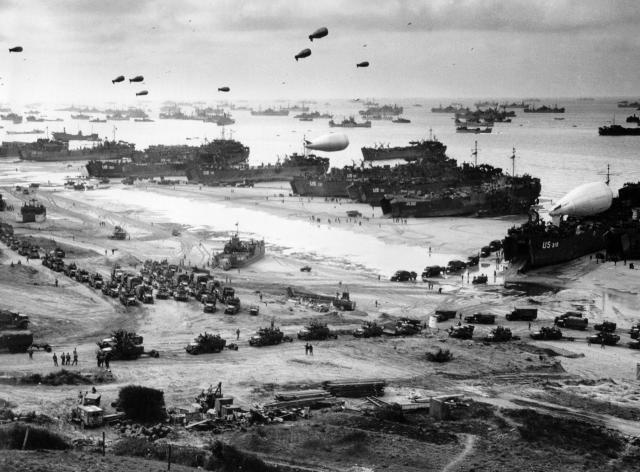 Around 150,000 troops and 7,000 vessels of varying sizes participated in the June 1944 D-Day landings at Normandy. Thirty-six German Type VII U-boats carrying at most 14 torpedoes each sortied from pens on the Bay of Biscay as the invasion began. Such limited capacity did not put a dent in the invasion.23