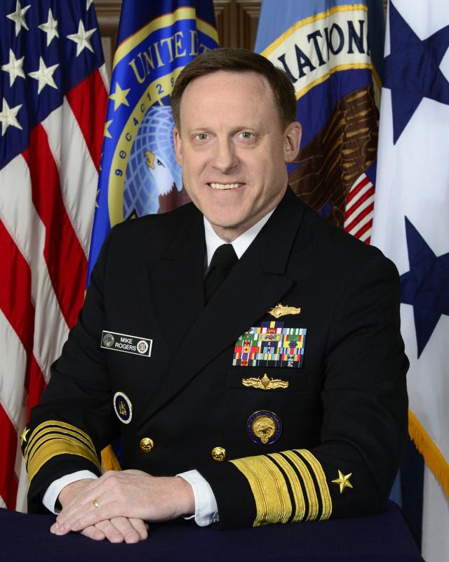 Flag portrait of ADM Michael S. Rogers, USN (Ret.)