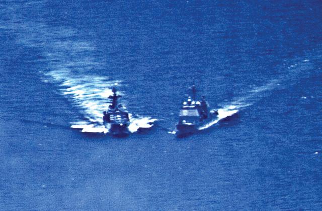 The Russian Udaloy I destroyer Admiral Vinogrado