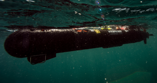An undersea drone.