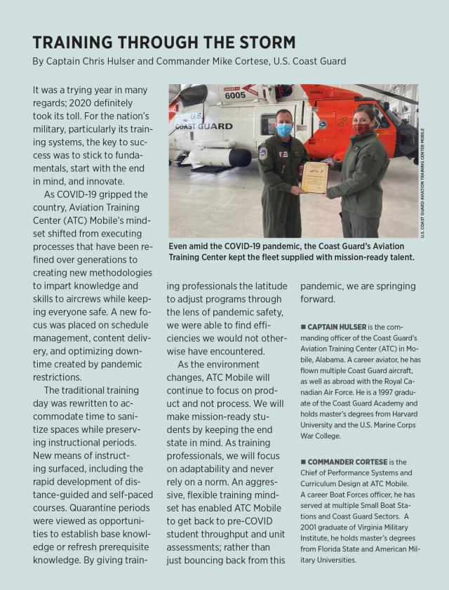 Sidebar - Coast Guard Review