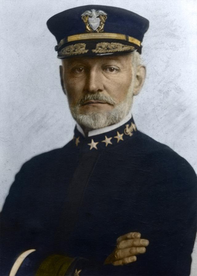 Colorized portrait of William S. SIms