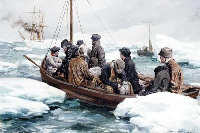 The cutter Bear braved the harsh Arctic waters to rescue shipwrecked whalers—just one example of humanitarian service stretching from the early 1800s to today.
