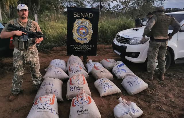 Drugs Seized by Paraguayan Navy