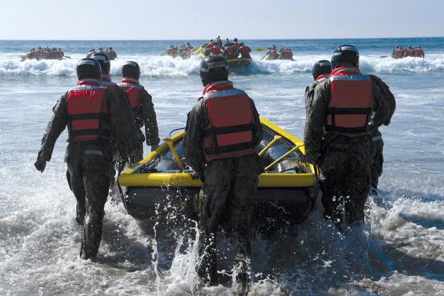 SEAL boat training