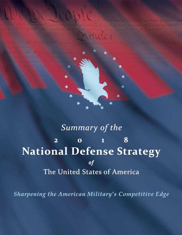2018 National Defense Strategy Summary Cover Page
