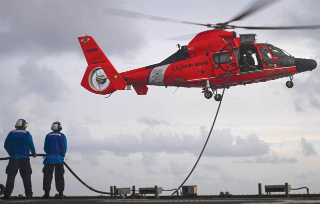 A Maritime Special Response Team unit embedded with the USCGC Bear 