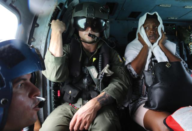 Just a day after Hurricane Dorian slammed into the Bahamas, the Coast Guard was on scene, rescuing people in distress, delivering food and medicine, and surveying the devastation.