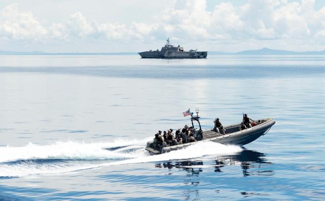 While the U.S. Coast Guard might play a larger role than the U.S. Navy in establishing and maintaining a multinational fishery patrol, the Navy would need to be involved. It would provide intelligence, surveillance and reconnaissance (ISR) support and would be a deterrent to illegal fishing as well as aggression by maritime militias.