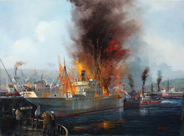 The collision between the Mont-Blanc and the Imo drew many onlookers to the bridge and banks of Halifax and the neighboring city Dartmouth. Unaware of the ship’s cargo, many of those watching or trying to aid  the ship were vaporized in the explosion.